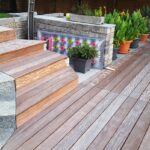 Terrassenstiege aus Holz