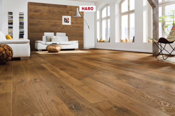 Landhausdiele Bernsteineiche Sauvage strukturiert
